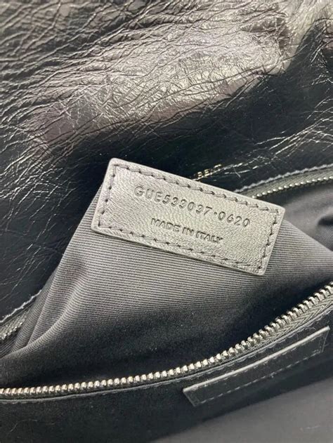 authentic YSL bag serial number